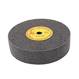uxcell 8 inches Dia 2 inches Thick 180 Grit Nylon Fiber Wheel Abrasive Polishing Buffing Disc Black