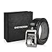 Men's Belt, OVEYNERSIN Genuine Leather Causal Dress Belt for Men with Classic Single Prong Buckle lenght
