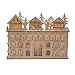 Kurt Adler LED Wooden Advent Calendar Decoration, 13-Inch