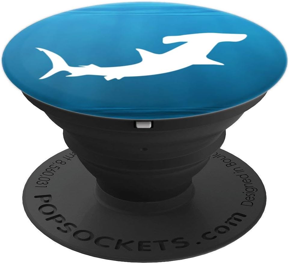 Cool Hammerhead shark under blue ocean gift