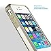 ULAK iPhone 5S Case, iPhone 5 Case,iPhone SE Case, Slim Protection Case Hybrid Scratch Resistant Hard Back Cover Shock Absorbent TPU Bumper Protective Case(Champagne Gold/Champagne Gold)