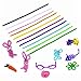 450 Pcs Pipe Cleaners, Which Includes 100Pcs Pipe Cleaners Craft,150Pcs Googly Eyes Self Adhesive and 200Pcs Pompoms for Arts and Crafts for Kids Ages 8-12