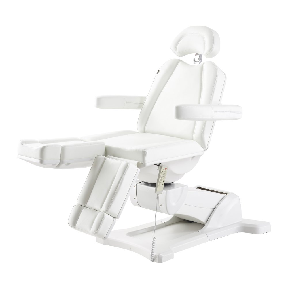 Amazon Com Beauty Full Electrical 5 Motor Podiatry Chair Facial Massage Dental Aesthetic Reclining Chair All Purpose Bed With Split Leg Libra White Kitchen Dining