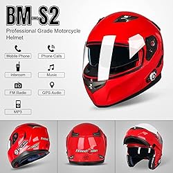 FreedConn Motorcycle Bluetooth Helmet,Bluetooth