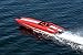 Traxxas 57046-4 Red DCB M41 Brushless Catamaran Boat with TQi 2.4 Ghz Radio & TSM, Red