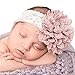 Miugle Baby Lace Headbands with Bows for Baby Girls,Infant,Newborn