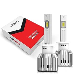 LASFIT H1 Bulbs, 6000K Super Bright Cool White 360