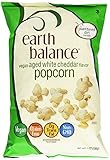 Earth Balance Gluten Free Vegan Aged White Cheddar Popcorn, 7 Ounce