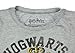 Harry Potter Juniors Hogwarts Crest Heather T-Shirt Grey (Large)