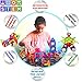 LearnFun 56 Pieces Strong Magnetic Building Block Set | Colorful 3D Construction Tiles for Children | Best Educational, Learning Preschool Creativity Kit STEM Toys for Toddlers, Kids, Girls and Boys