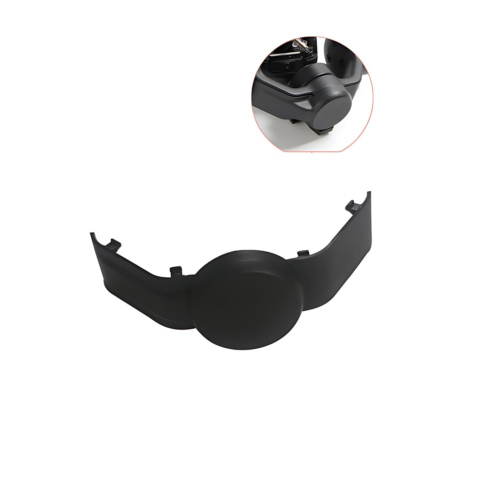 ZWLLKJGS OEM Lower Bracket Cover Replacement Parts for DJI Mini 3 & 4 Pro Accessory Gimbal Roller Arm Lower Cover Repair Kit (Black, Intermediate Skill Level)