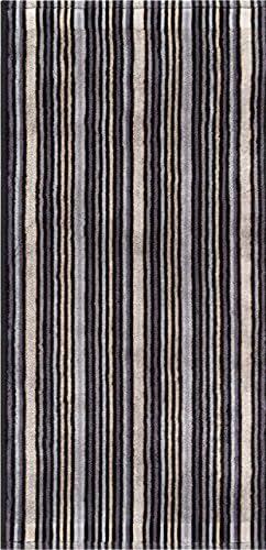 Egeria Bath Towel COMBI Stripes, Large, 70 x 140 cm L 088 Anthracite