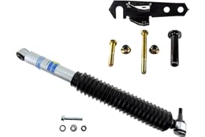 KRYPTONITE PRODUCTS Kryptonite Bolt-On Steering Stabilizer Bracket KRSS15 with Bilstein Damper Compatible with 2015-2024 Silverado/Sierra 2500HD/3500HD Trucks WITHOUT Factory Tabs