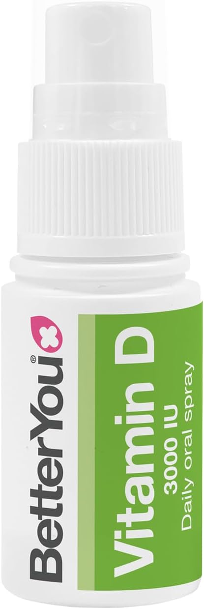 BetterYou D3000 Vitamin D3 Oral Spray 3000IU 3 Month Supply UK Peppermint