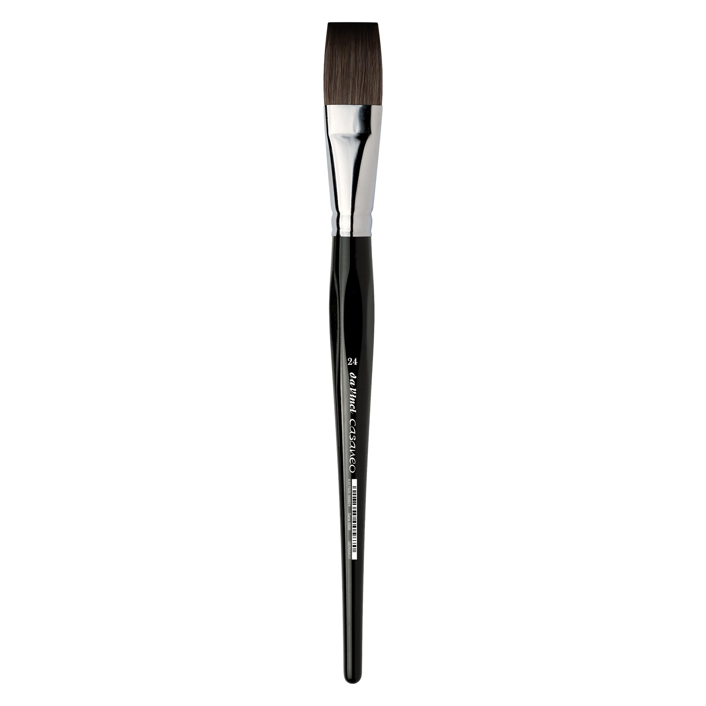 da Vinci, CASANEO, watercolour brush, synthetic fibres, artist's brush, watercolour painting, liquid acrylic paints, made in Germany, flat, size 24 — image 1