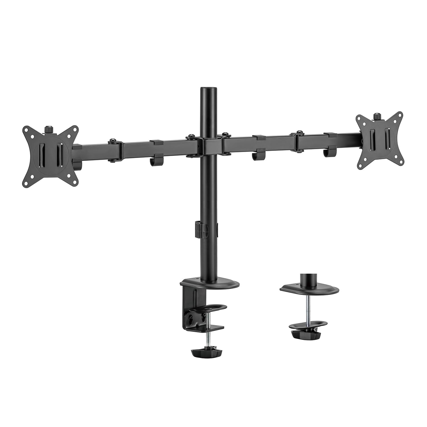 Maclean MC-754N Desk Mount for 2 Monitors, VESA 75x75 and 100x100, 17-32", 2x 9kg