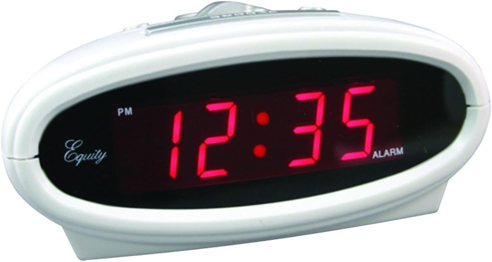 Amazon.com: EQUITY 30227 WHITE ALARM CLOCK: Computers & Accessories