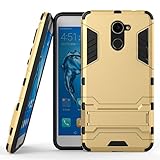 Huawei Y7 Prime Case, SsHhUu Shock Proof Cover Dual Layer Hybrid Armor Combo Protective Hard Case with Kickstand for Huawei Y7 Prime/Huawei Enjoy 7 Plus (5.5