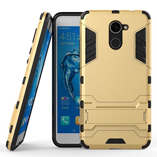 Huawei Y7 Prime Case, SsHhUu Shock Proof Cover Dual Layer Hybrid Armor Combo Protective Hard Case with Kickstand for Huawei Y7 2017 / Huawei Y7 Prime/Huawei Enjoy 7 Plus (5.5