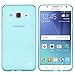 MP-MALL Case for Samsung Galaxy J7 2015, [Slim Fit] Premium Flexible Soft TPU Gel Rubber Skin Silicone Protective Case Cover (Mint)