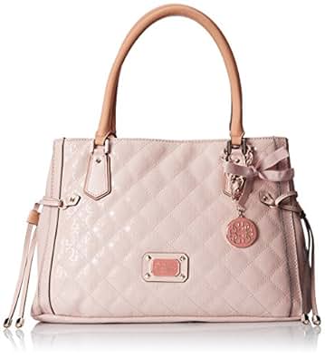 GUESS SG480923LTR Lady's Light Pink Leather Handbag: Handbags: Amazon.com