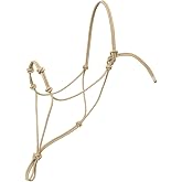 Weaver Leather Silvertip Four Knot Rope Halter, Tan, Large