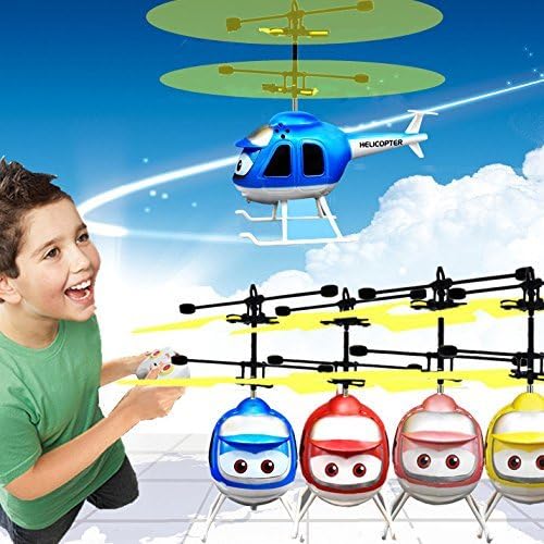 szwanhuixing Hand Induction Aircraft Toy Remote Control RC Sensing Helicopter Christmas Toy