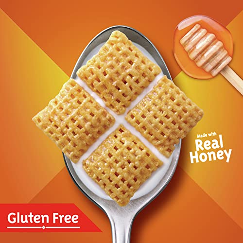 Honey Nut Chex Cereal, Gluten Free Breakfast Cereal, Made with Whole