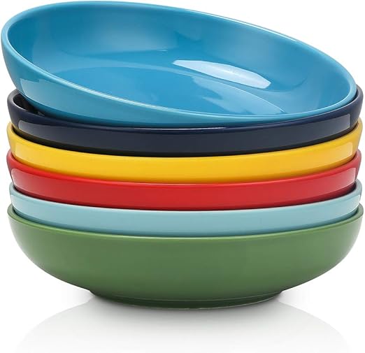 Selamica Porcelain Salad Pasta Bowls, Serving bowls 26