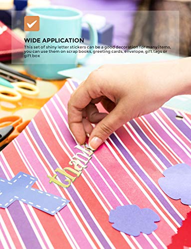 2 Nicpro+Alphabet+Stickers+Adhesive+Scrapbook