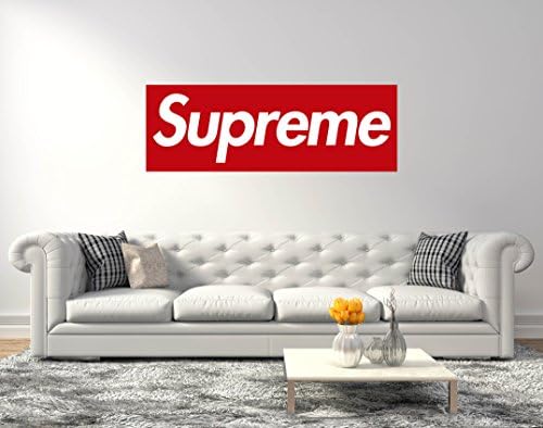 Fashion Logo S - Wall Decal for Home/Bedroom / Living Room Decoration (Wide 40"x14" Height Inches)