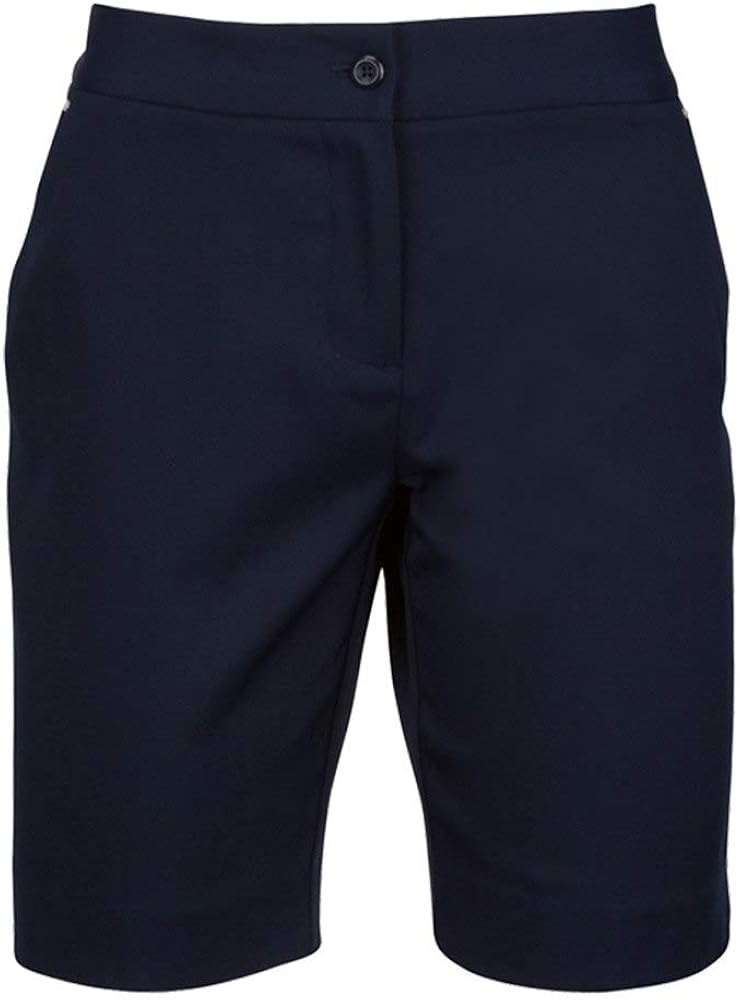 Greg Norman New Women Easy Play Stretch Golf Shorts Navy