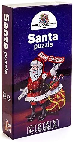 Mind Tools Premium Christmas Large Santa Floor Puzzle - 53 Sturdy Pieces - Perfect Jigsaw Puzzles for Kids 4 Years Old - Extra Thick Cardboard Large Pieces