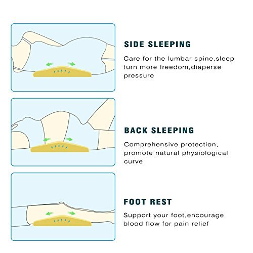 orthopedic side sleeper alignment pillow