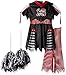 D/Ceptions 2 Cheerless Leader Deluxe Tween Costume, 14-16