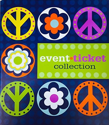 Ticket Stub Scrapbook - Organize Music Festival Bracelets, Concert, Sporting Event or Theater Tickets - 26 Double Sided Pages