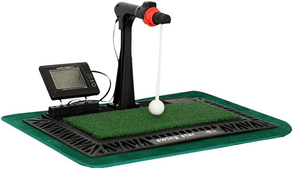 Isunking Indoor Golf Swing Trainer, Digital Swing Practice Golf Swing