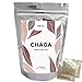 Chaga Tea - 100% Wild Siberian Birch Chaga Mushroom - Organic - 30 Unbleached Tea Bags - Pure No Additives - Natural Detox and Digestive Support - Hand-Picked by Baikal Tea