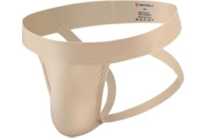 BRODDLE Men's Jockstrap Stretchy Nylon Pouch Workout Performance Athletic Supporters for Men