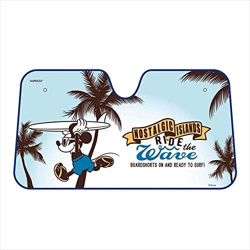 Napolex Disney Mickey Mouse Car Windshield Sun Shade Universal Fit Car Sunshade-Keep Your Vehicle Cool. UV Sun and Heat Reflector,Mickey Mouse