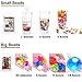 Water Beads Pack - Rainbow Mix Jelly Growing Beads Toy Set - 90g Small Beads, 90g Jumbo Big beads, 24 Ocean Animals, 6 Balloons, Sensory Toy Playset for Orbeez Beads, Plants, Home Decor, Party Favors