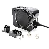 SHOOT Aluminum Solid Cooling Case for GoPro HERO5/HERO(2018) Vlogging Built-in 52mm UV Protection Lens Filter,Lens Cap,Mic Cold Shoe Adapter(No Back Cover)