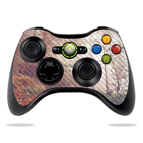 MightySkins Carbon Fiber Skin for Microsoft Xbox 360 Controller - Happens for A…