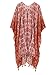 Moss Rose Women's Beach Cover up Swimsuit Kimono Cardigan with Bohemian Floral Print (Color27)