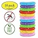 Mosquito Repellent Bracelets,Natural for Kids & Adults（18 Pack）Waterproof Elastic Coil Pest Control Bug Repellent Wristbands up to 300 Hrs Protection,Deet-free and Bugs Free