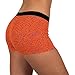 Sexy Basics Women's 6 Pack Modern Active Boy Short Boxer Brief Panties (6 Pack - Elephant, X-Large)