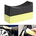 TJOUL 10 Pcs Tire Contour Dressing Applicator Shine Sponge Car Wax Applicator Pad Tire Dressing Applicator Brush Professional Automotive Cleaning Sponges for Car Glass Painted Steel Porcelain