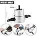 Double Head Sheet Nibbler Metal Cutter, SEEKONE Drill Attachment Metal Nibbler Tool Kit with Wrench, Perfect for Straight Circle, Round Cutting, Home DIY and Car Repair