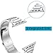 LDFAS Compatible for Apple Watch Band 49mm 45mm 44mm, Solid Stainless Steel Metal Link Bracelet for iWatch Strap Compatible for Apple Watch Ultra/SE Series 8/7/6/5 Band, Silver