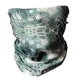 Fishing Sun Mask Camo Multipurpose Walking Man 12-in-1 Versatile Headwear Quick dry Military Headwear Breathable Tactical Balaclava Warm Neck Gaiter Lightweight Motorcycle Scarf for Men Mandrake